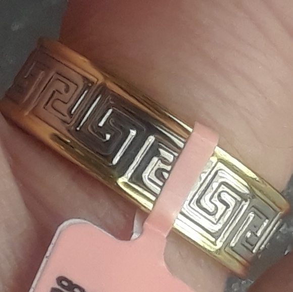 🍒Nwt  Pain Reducing Magnet Tribal Ring 8 - Picture 2 of 8